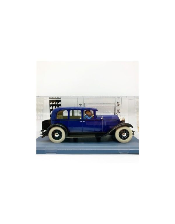 Tintin coche loto bleu escala 1/24 z22