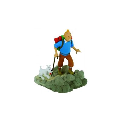 Tintin figura coleccion alpinista resina