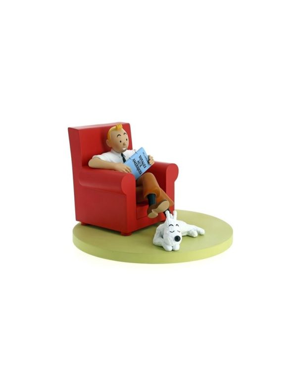 Tintin sofa rojo 17cm la oreja rota 3-19