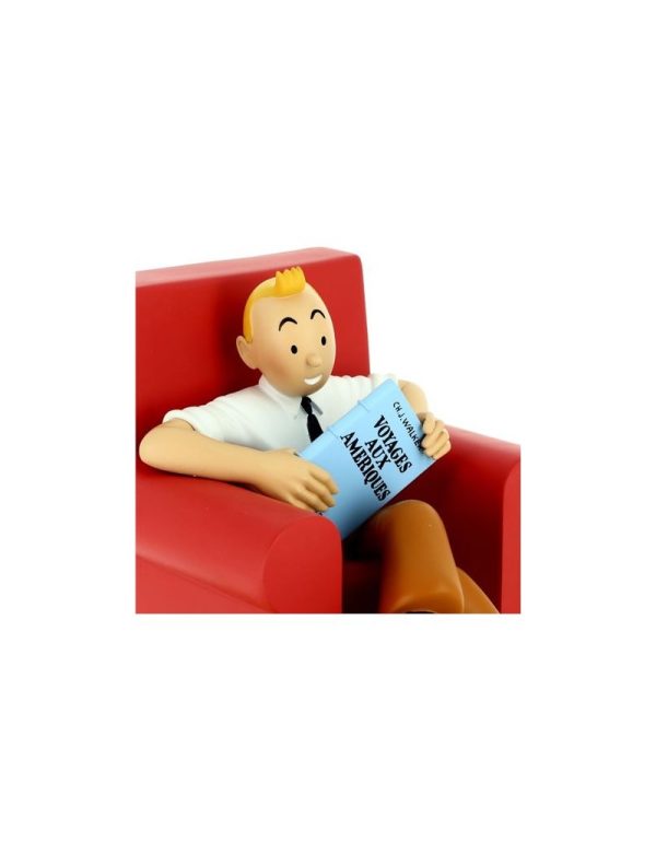 Tintin sofa rojo 17cm la oreja rota 3-19